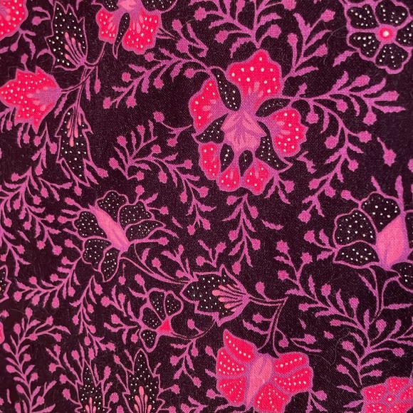 Vintage Frontier Series pink purple floral long sleeve button down shirt blouse - Picture 6 of 6